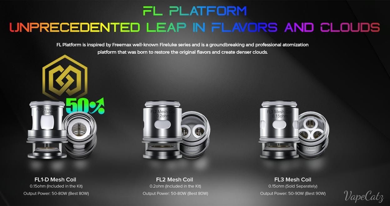 Freemax Replacement Coils for Maxus Solo 100W Kit (5pcs/Pack) Coil Freemax