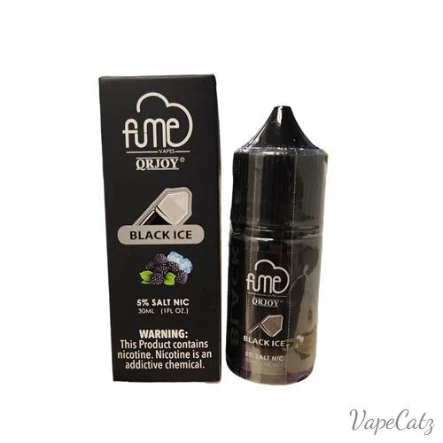 FUME E-Juice l Salt Nicotine 5% Nic 30 ML High Content Salt E-Liquid High Content Salt E-Liquid Black Ice