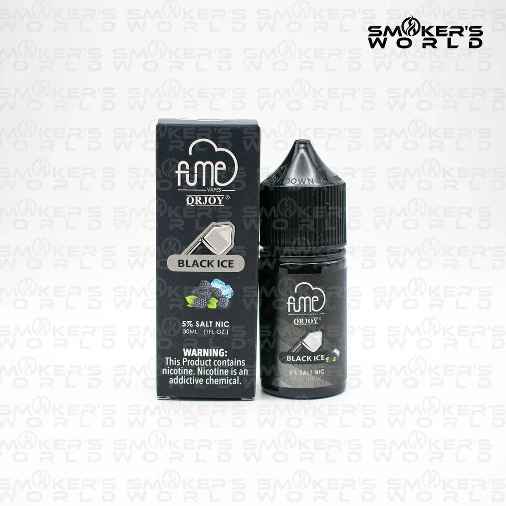 FUME E-Juice l Salt Nicotine 5% Nic 30 ML High Content Salt E-Liquid High Content Salt E-Liquid Black Ice