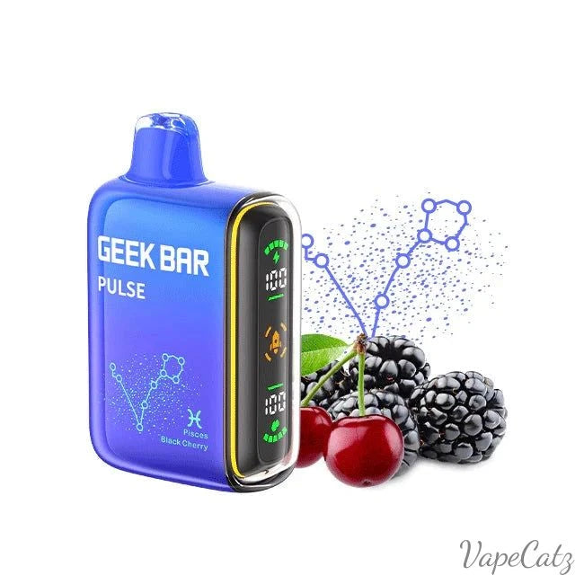 Geek Bar Pulse Disposable Wicked & Vivi's House Black Cherry