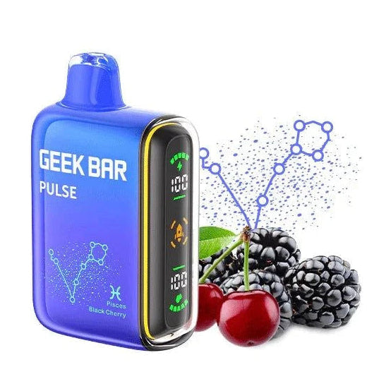 Geek Bar Pulse Disposable Wicked & Vivi's House Black Cherry