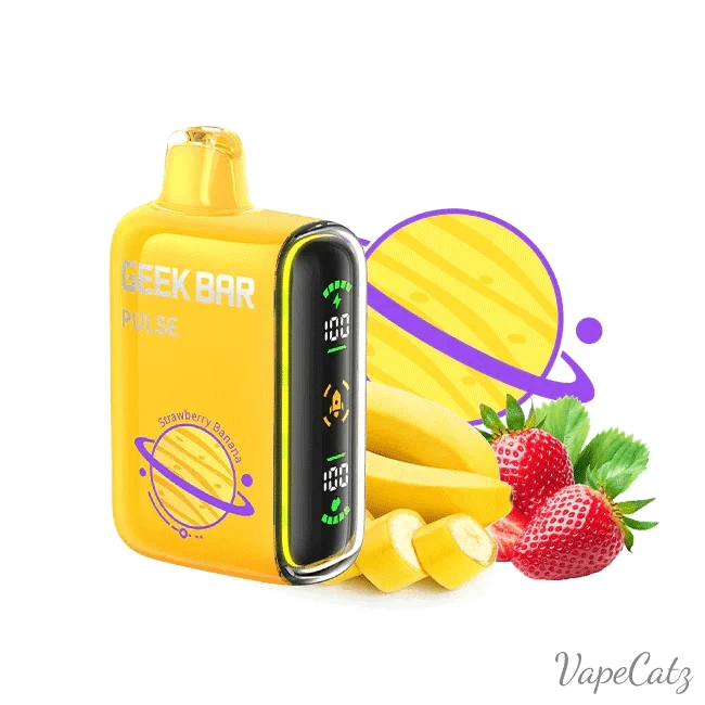 Geek Bar Pulse Disposable Wicked & Vivi's House Strawberry Banana