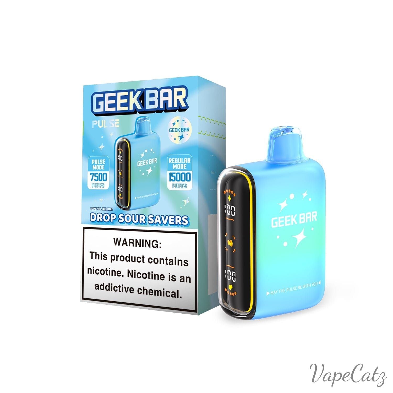Geek Bar Pulse Savers Edition Disposable Wicked & Vivi's House Drop Sour Savers