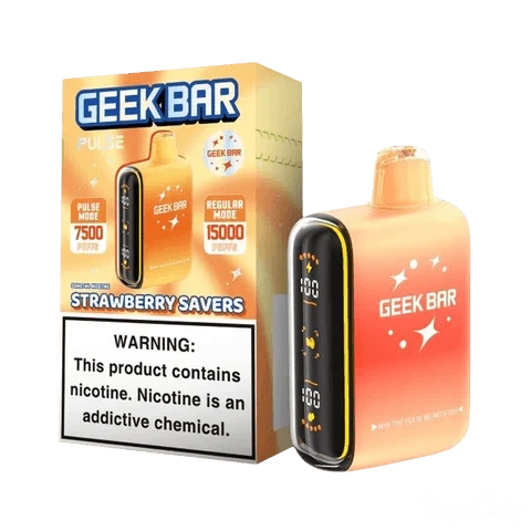 Geek Bar Pulse Savers Edition Disposable Wicked & Vivi's House Strawberry Savers