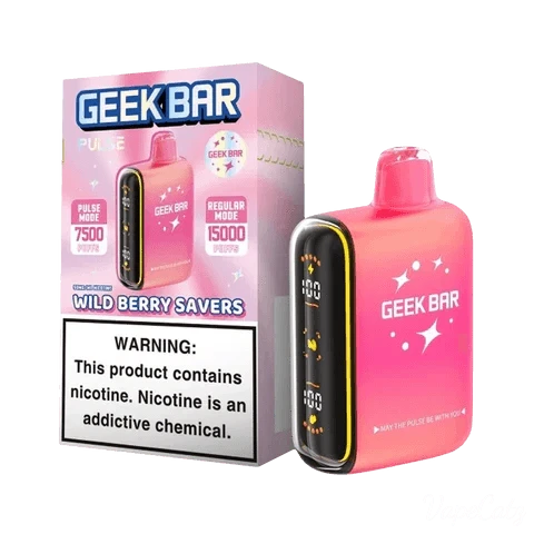Geek Bar Pulse Savers Edition Disposable Wicked & Vivi's House Wild Berry Savers