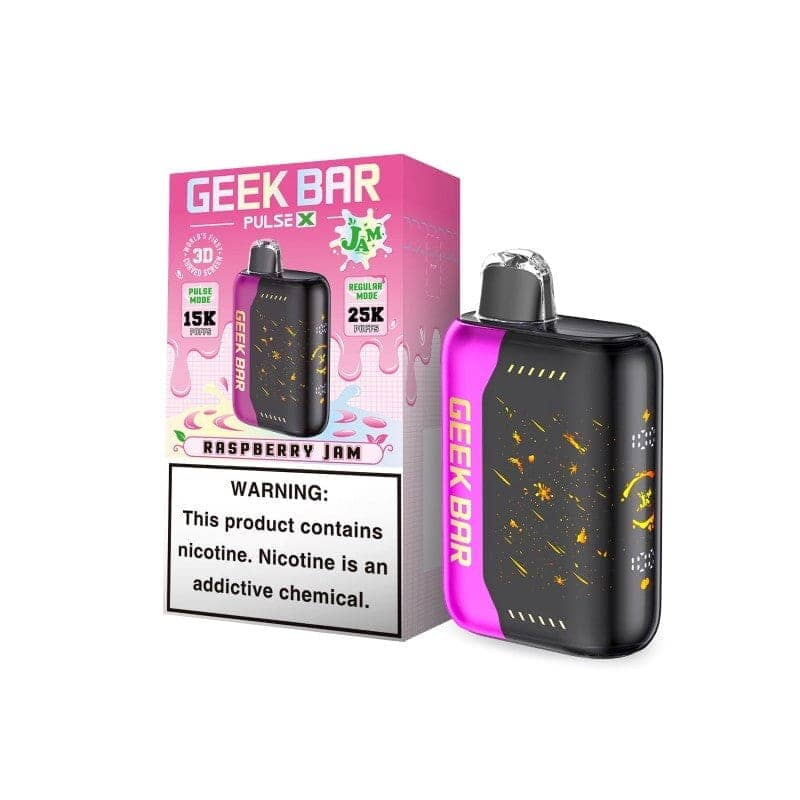 Geekbar X Pulse Jam Disposable e cig Source, LLC Raspberry Jam
