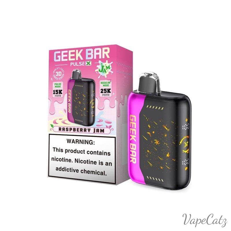 Geekbar X Pulse Jam Disposable e cig Source, LLC Raspberry Jam