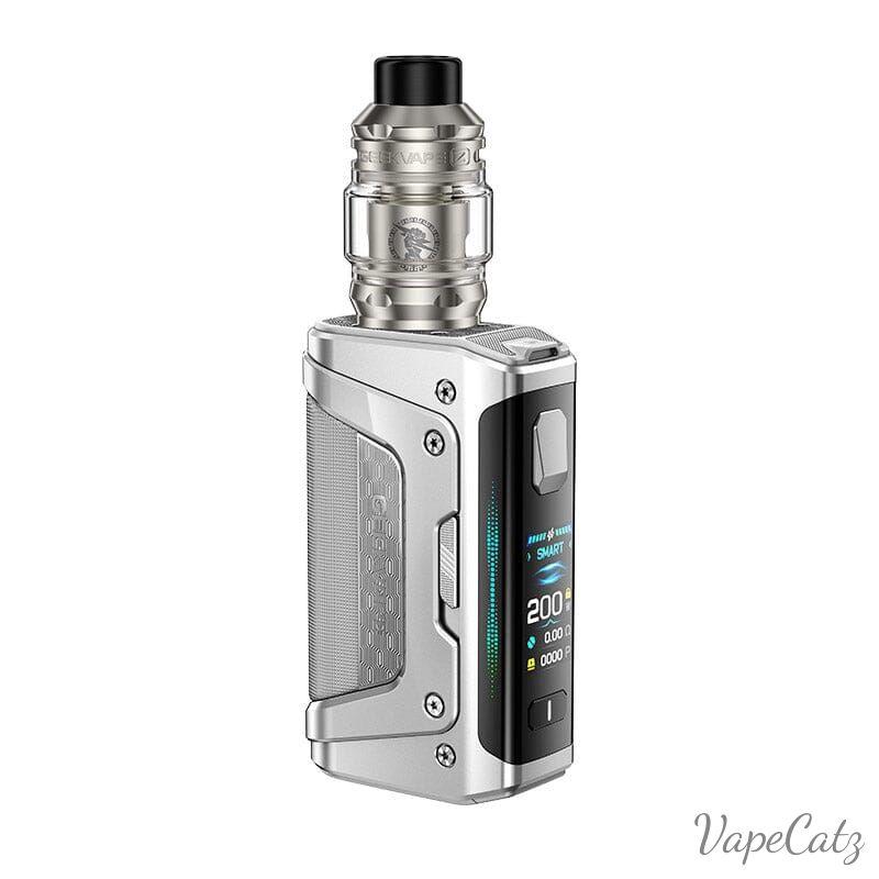 Geekvape Aegis Legend 5 Mod Kit with Z Sub Ohm Tank Atomizer 5.5ml Classic Collection Classic Collection Frost Silver