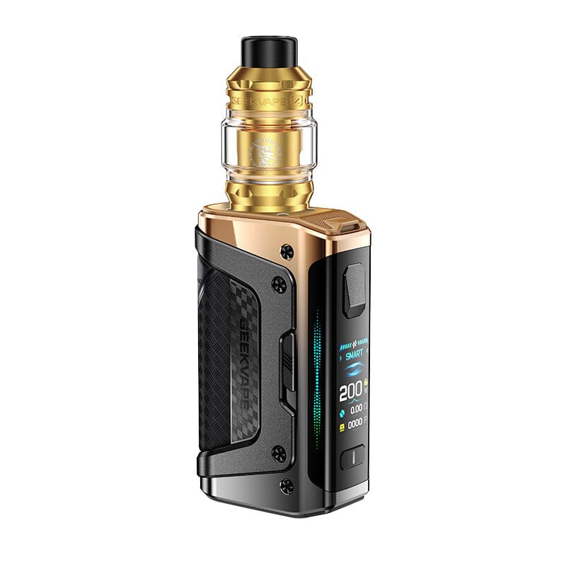 Geekvape Aegis Legend 5 Mod Kit with Z Sub Ohm Tank Atomizer 5.5ml Classic Collection Classic Collection Racing Gold