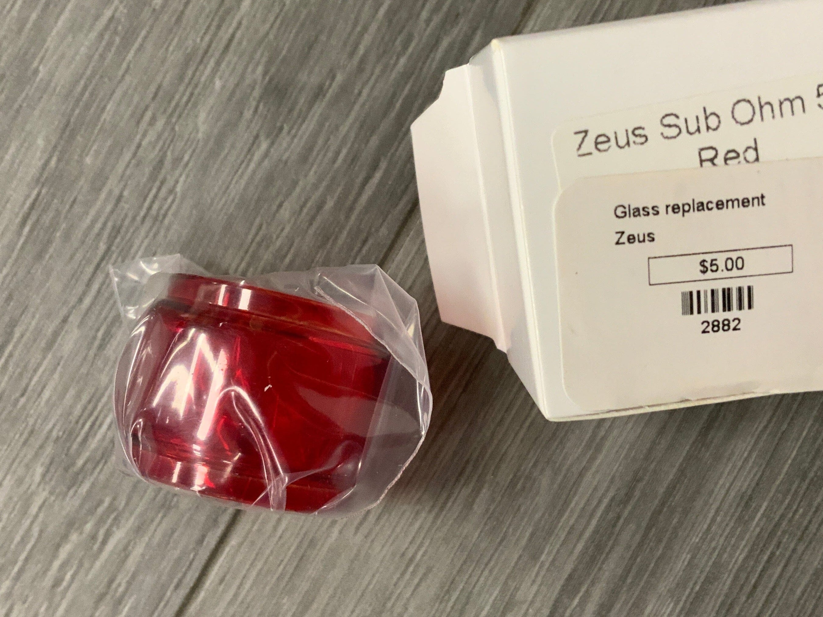 GeekVape Z Tank or Zeus or Z Fli Tank Replacement Glass Coil Geekvape Red