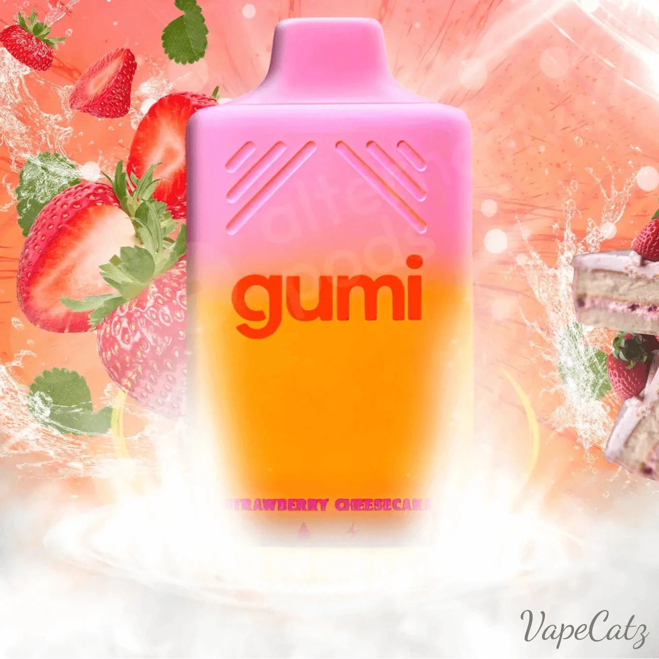 GUMI 8000 Disposable Vape US Made Disposable Gumi Strawberry Cheesecake
