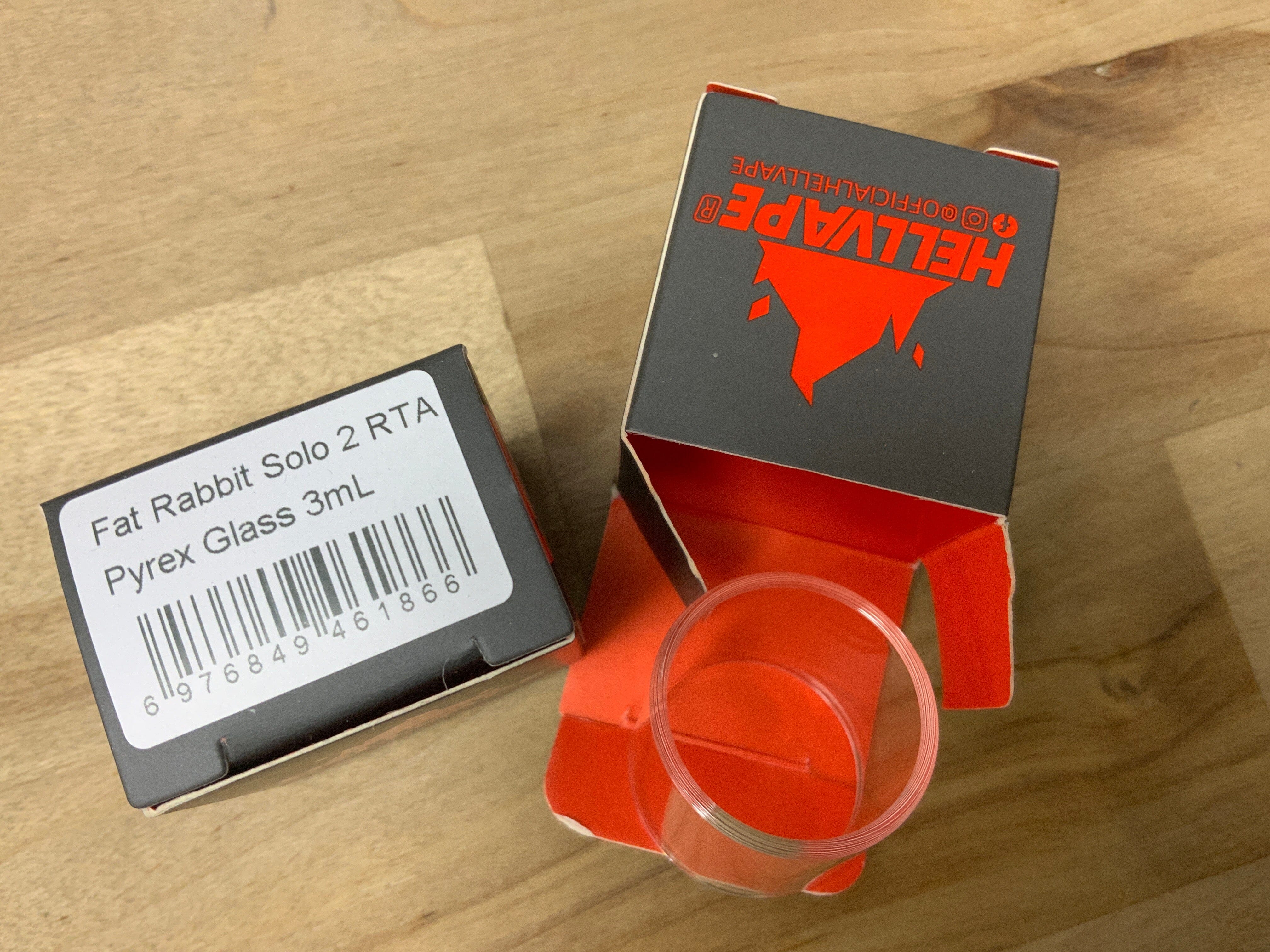 HellVape Fat Rabbit and Dead Rabbit Replacement Glass Classic Collection Classic Collection Fat Rabbit Solo 2 RTA 3ml