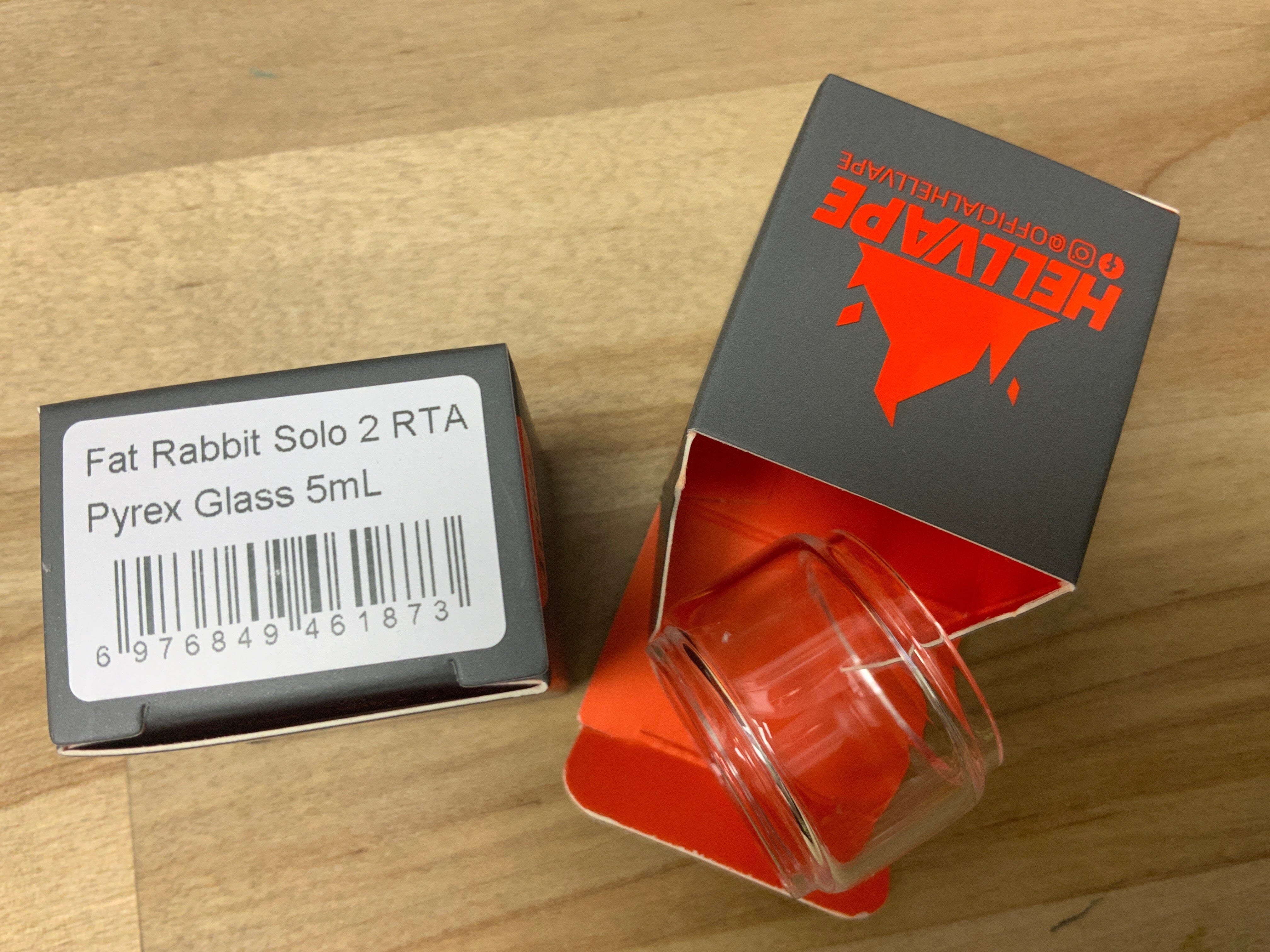 HellVape Fat Rabbit and Dead Rabbit Replacement Glass Classic Collection Classic Collection Fat Rabbit Solo 2 RTA 5ml