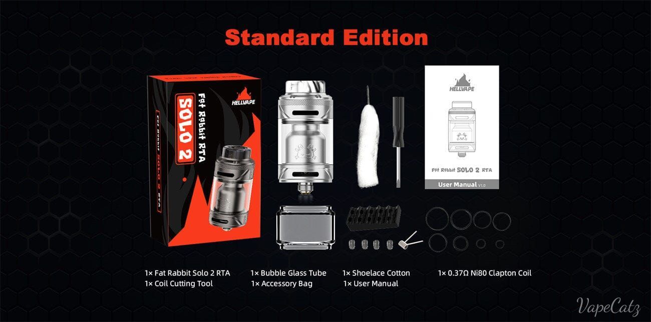 HellVape Fat Rabbit Solo 2 RTA Classic Collection Classic Collection