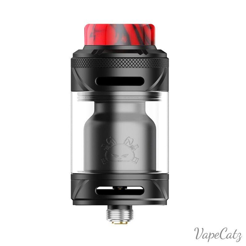 HellVape Fat Rabbit Solo 2 RTA Classic Collection Classic Collection Matte Full Black - inside logo is black