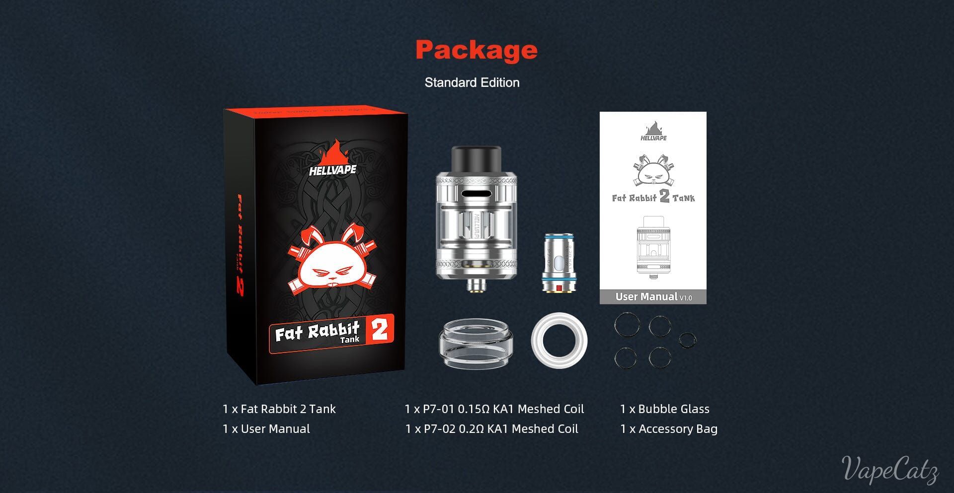 Hellvape Fat Rabbit Sub-Ohm Tank V2 Classic Collection Classic Collection
