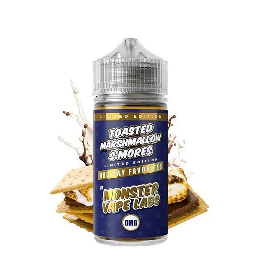 Holiday Favorites by Monster Vape Labs - Toasted Marshmallow S'mores E-Liquid Jam Monster