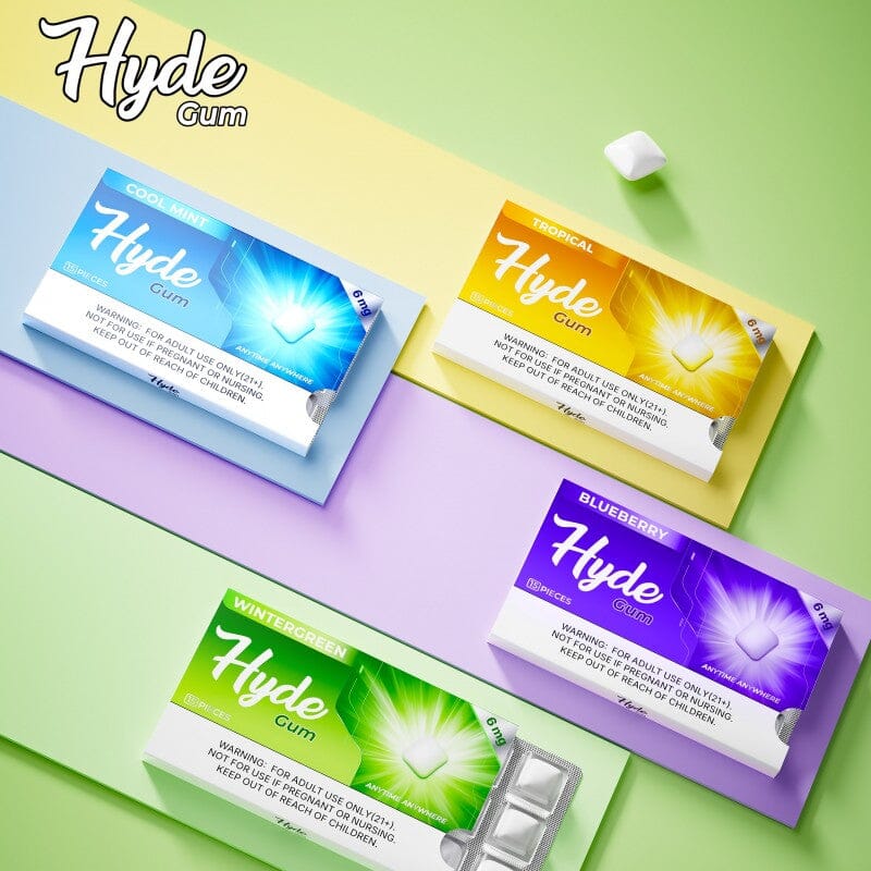 Hyde Gum 6mg 15 pcs Pop it. Chew it. Feel it. Pouches Hyde Strips