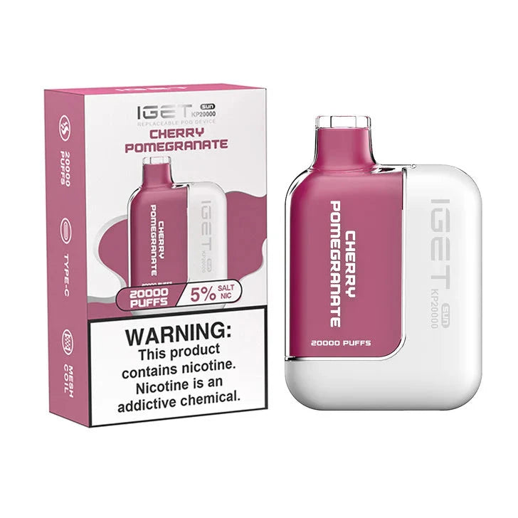 IGET KP20000 Disposable Wicked & Vivi's House Cherry Pomegranate Kit