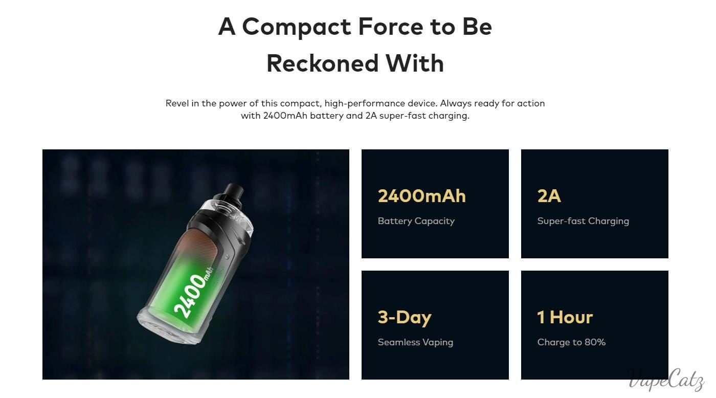 Innokin Coolfire PZPulse Pod Kit 2400mAh 5.5ml (Max 80w) Innokin Hardware Innokin Hardware