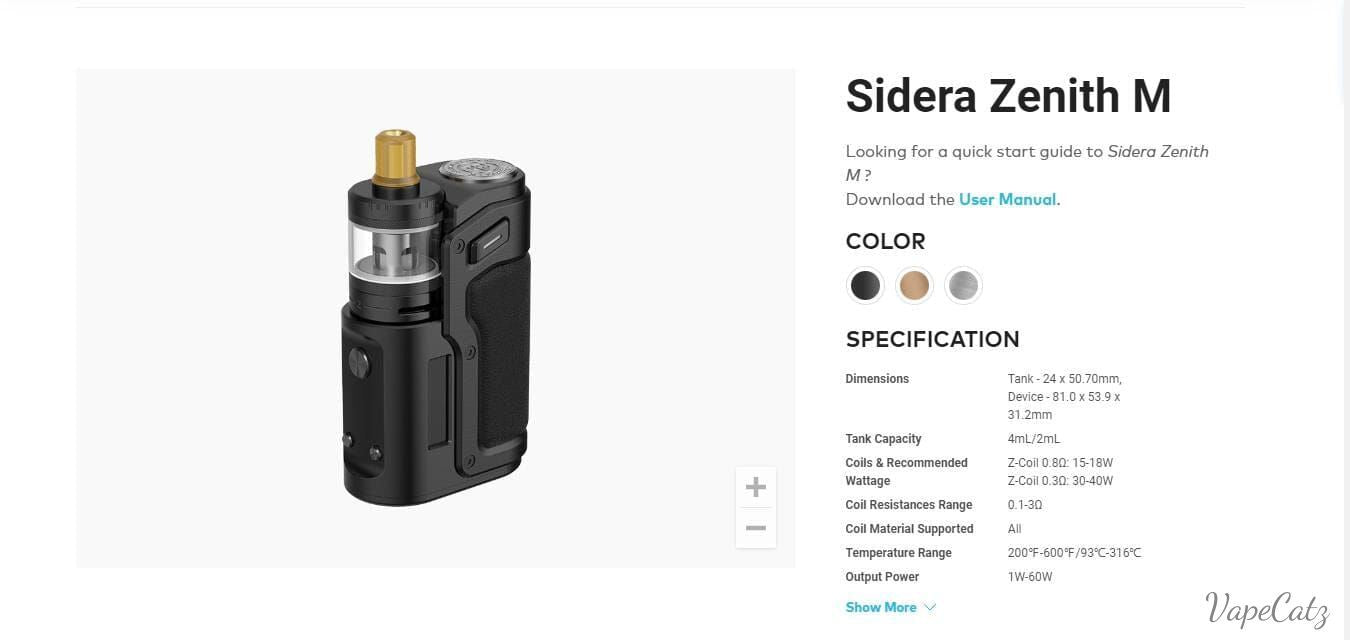 Innokin Sidera SBS (side-by-side) Box Mod DNA 60 Innokin Hardware Innokin Hardware