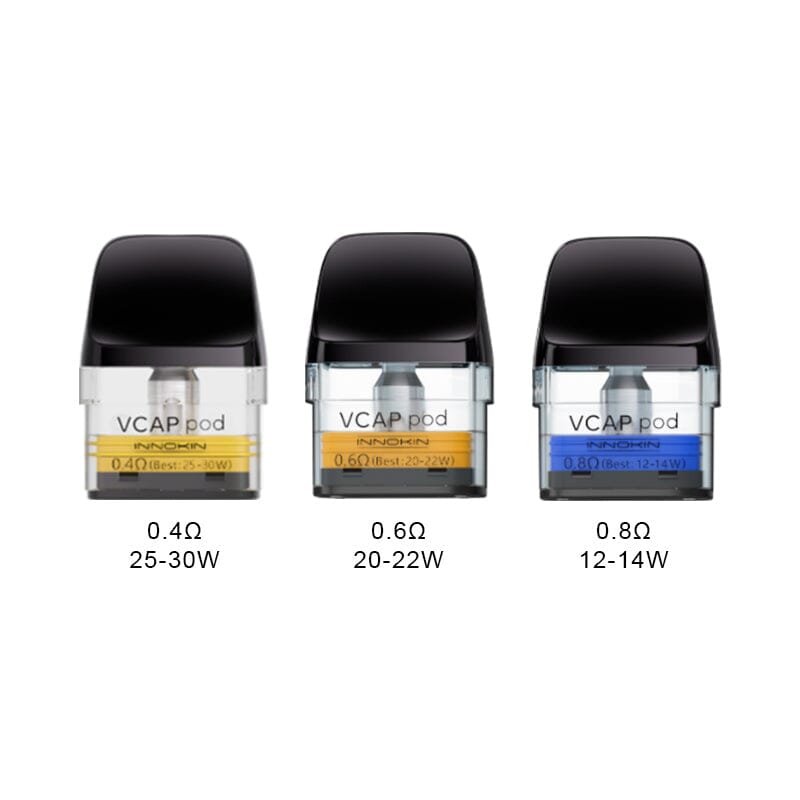 Innokin VCAP Pod Cartridge for Endura V, V Box / Trine Kit, Trine SE Kit, V Pro Kit 2ml & 3ml Innokin Hardware Innokin Hardware