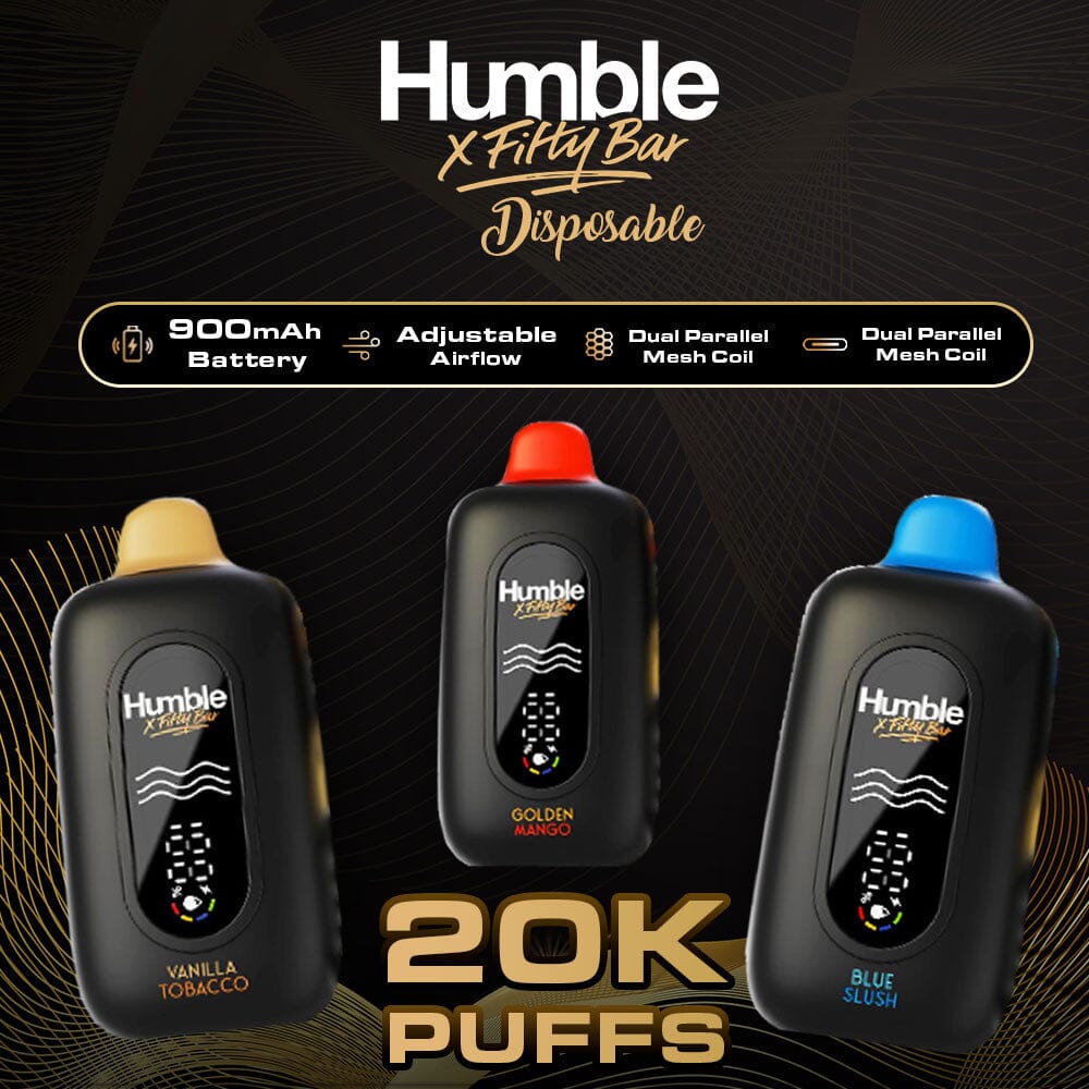 JUST ARRIVED!!! Humble X Fifty Bar Disposable Wicked & Vivi's House