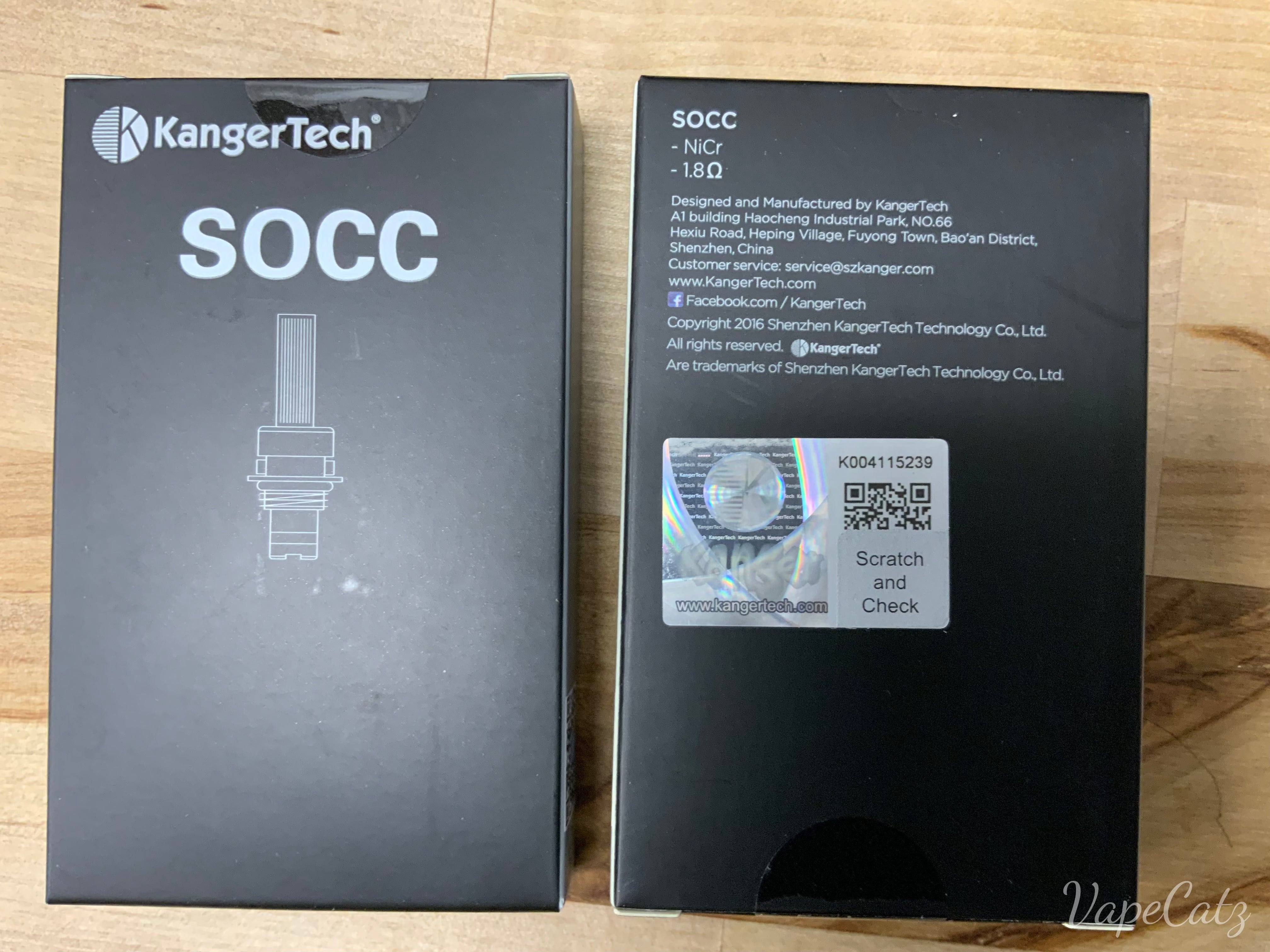 Kanger EVOD SOCC Organic Cotton coil - 5 Pack Coil Kanger