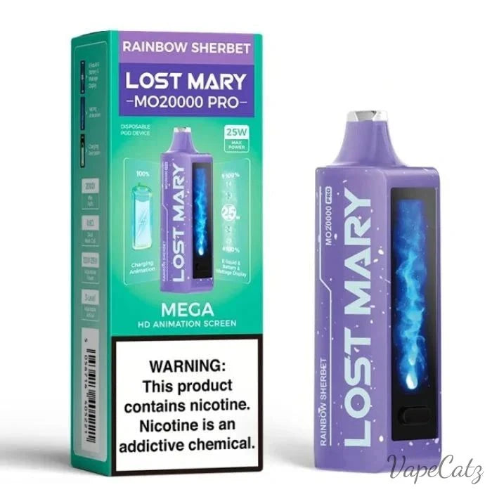 Lost Mary 20000 Pro Disposable Wicked & Vivi's House Rainbow Sherbet (twist?)