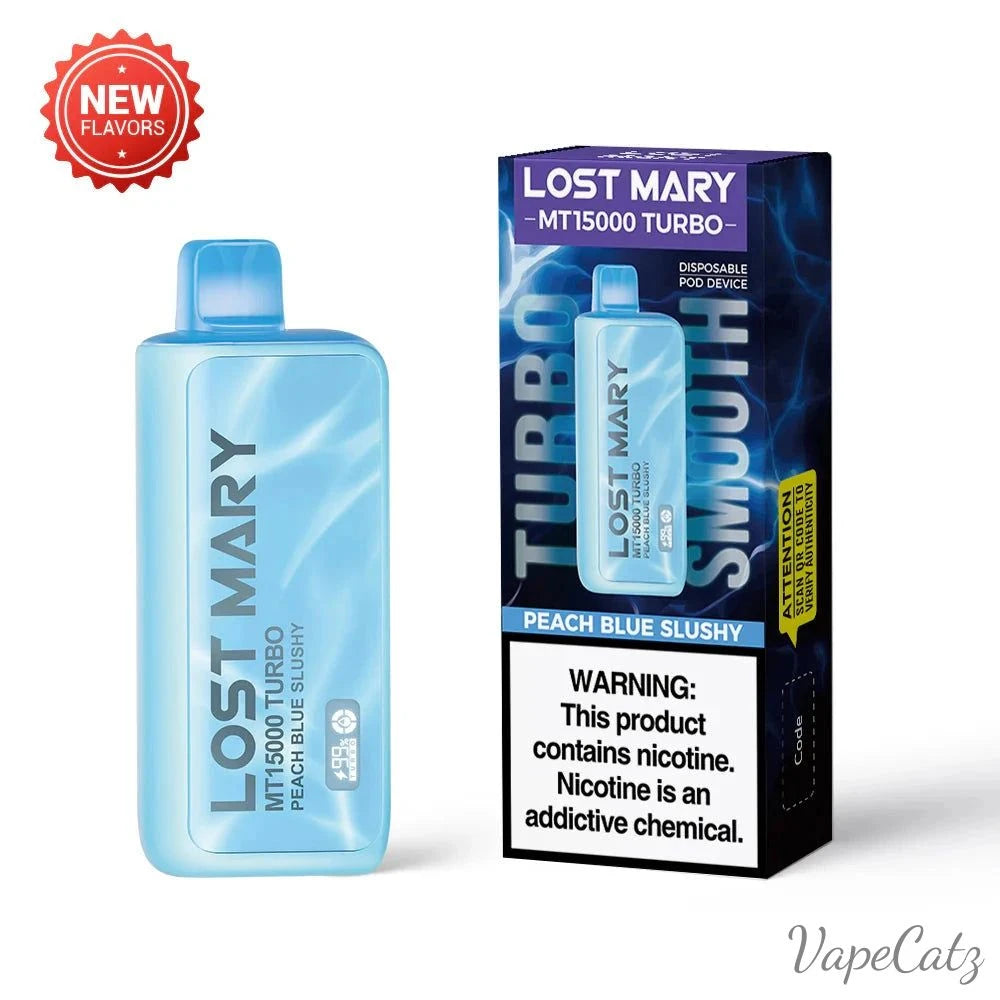 Lost Mary MT15000 Turbo Disposable 5% Disposable FunkyRepublic Peach Blue Slushy