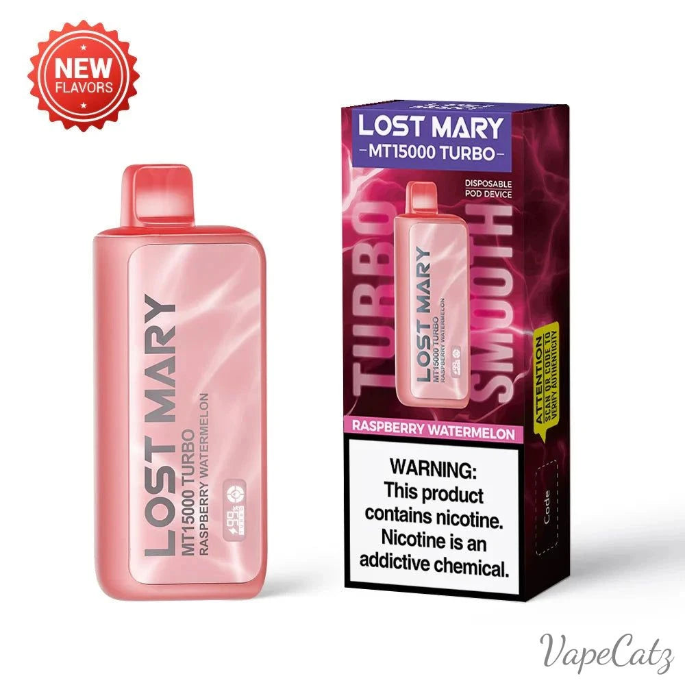 Lost Mary MT15000 Turbo Disposable 5% Disposable FunkyRepublic Raspberry Watermelon