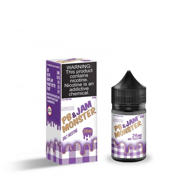 Monster Labs Fruits..... so many fruits! Salt High Content Salt E-Liquid High Content Salt E-Liquid 24mg PB & Grape Jam