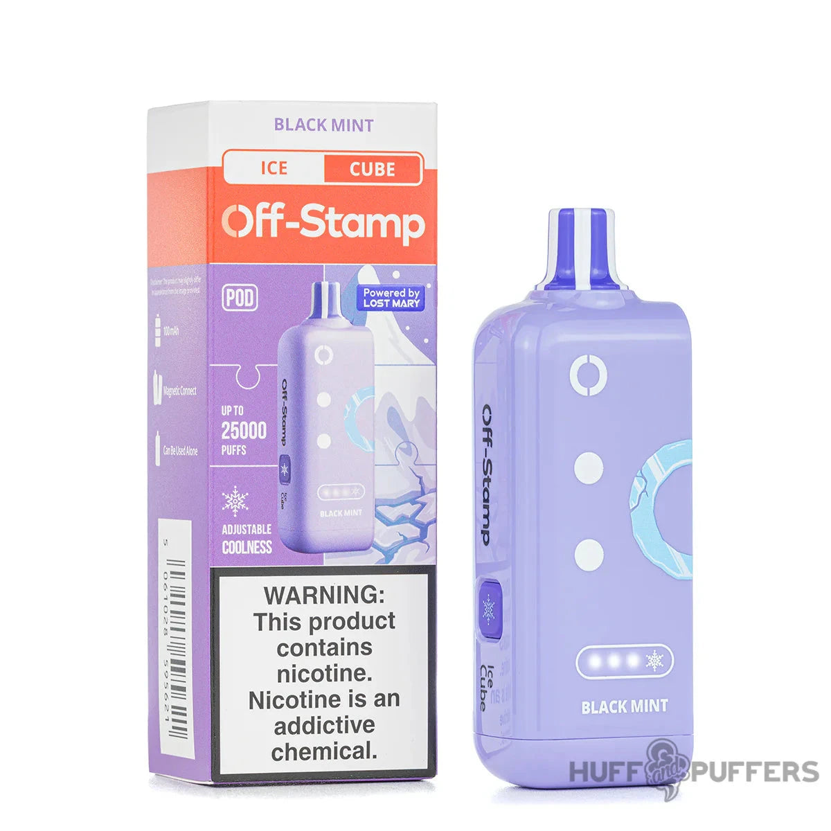 Off-Stamp Ice Replacement Pods - Adjustable Ice Disposable Wicked & Vivi's House Black Mint