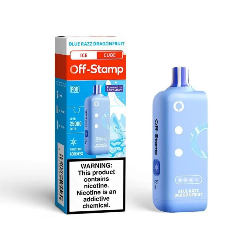 Off-Stamp Ice Replacement Pods - Adjustable Ice Disposable Wicked & Vivi's House Blue Raz Dragon Fruit