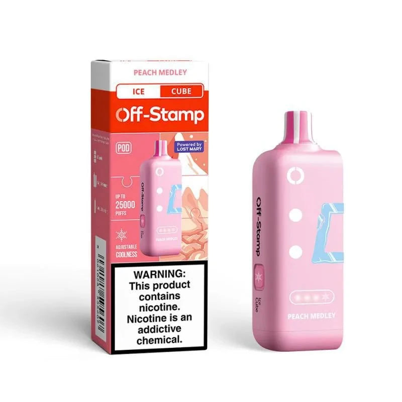 Off-Stamp Ice Replacement Pods - Adjustable Ice Disposable Wicked & Vivi's House Peach Medley