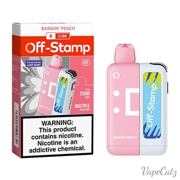 Off-Stamp Kits And Pods Disposable Wicked & Vivi's House Bangin Peach Kit