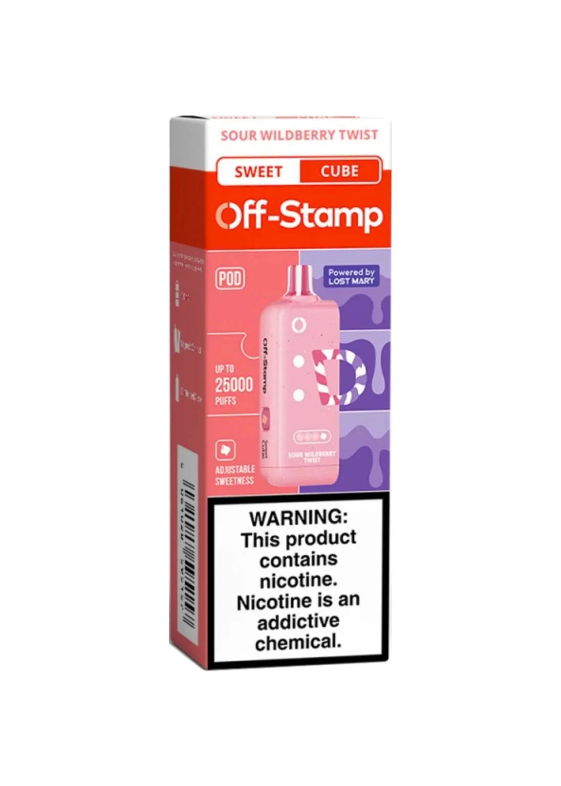 Off-Stamp Kits And Pods Disposable Wicked & Vivi's House Sour Wildberry Twist Pod