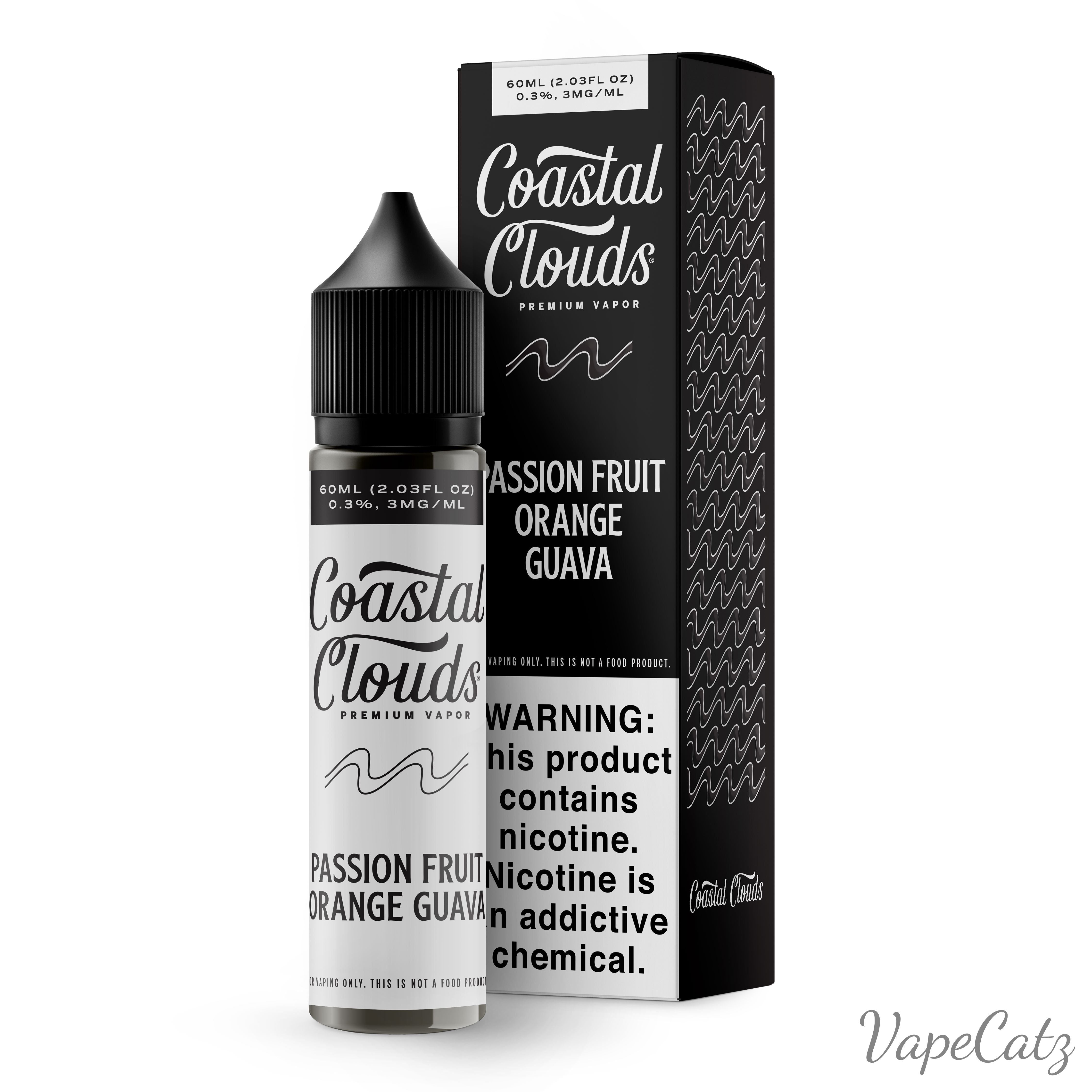 Passion Fruit Orange Guava E-Liquid Coastal Clouds