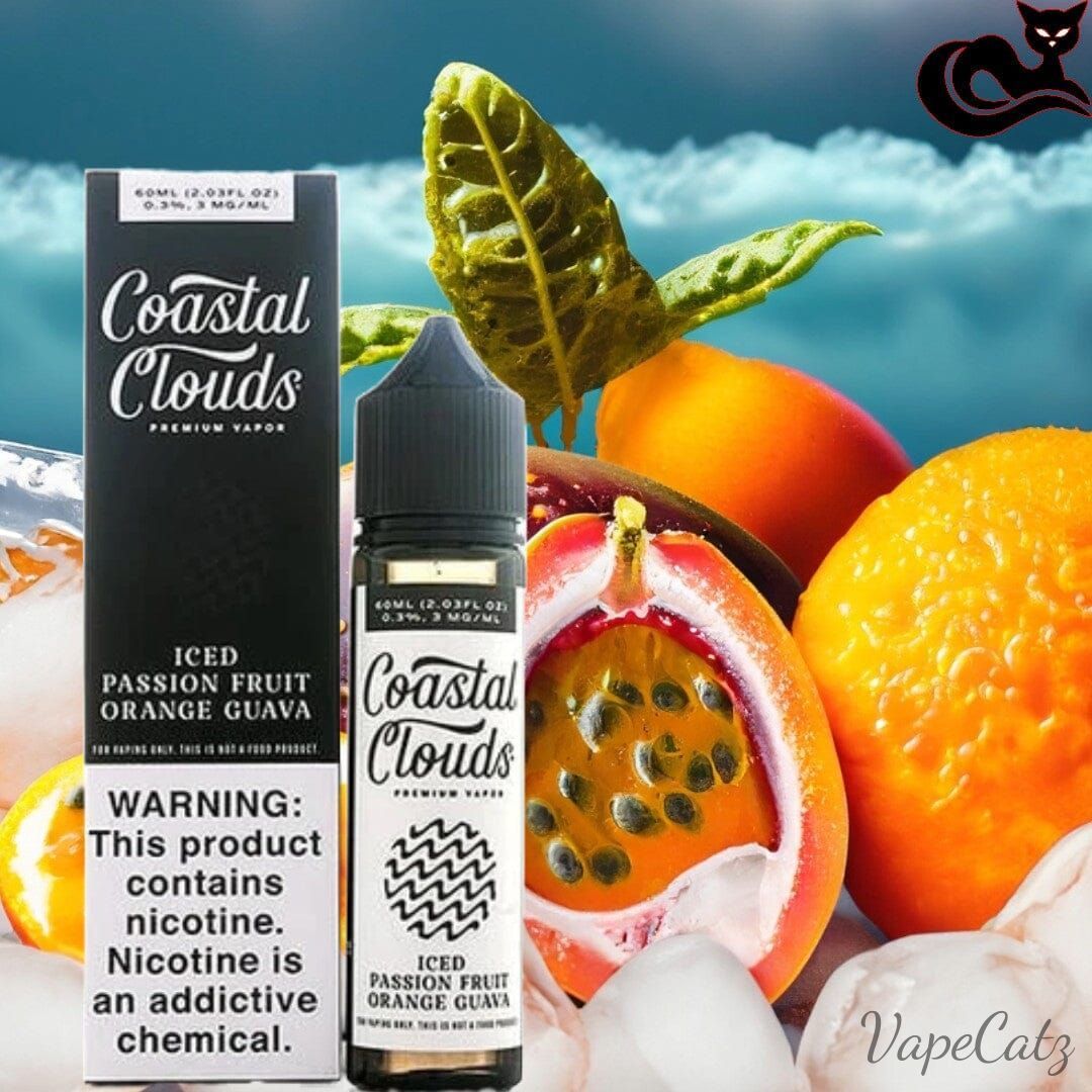 Passion Fruit Orange Guava Iced E-Liquid Coastal Clouds