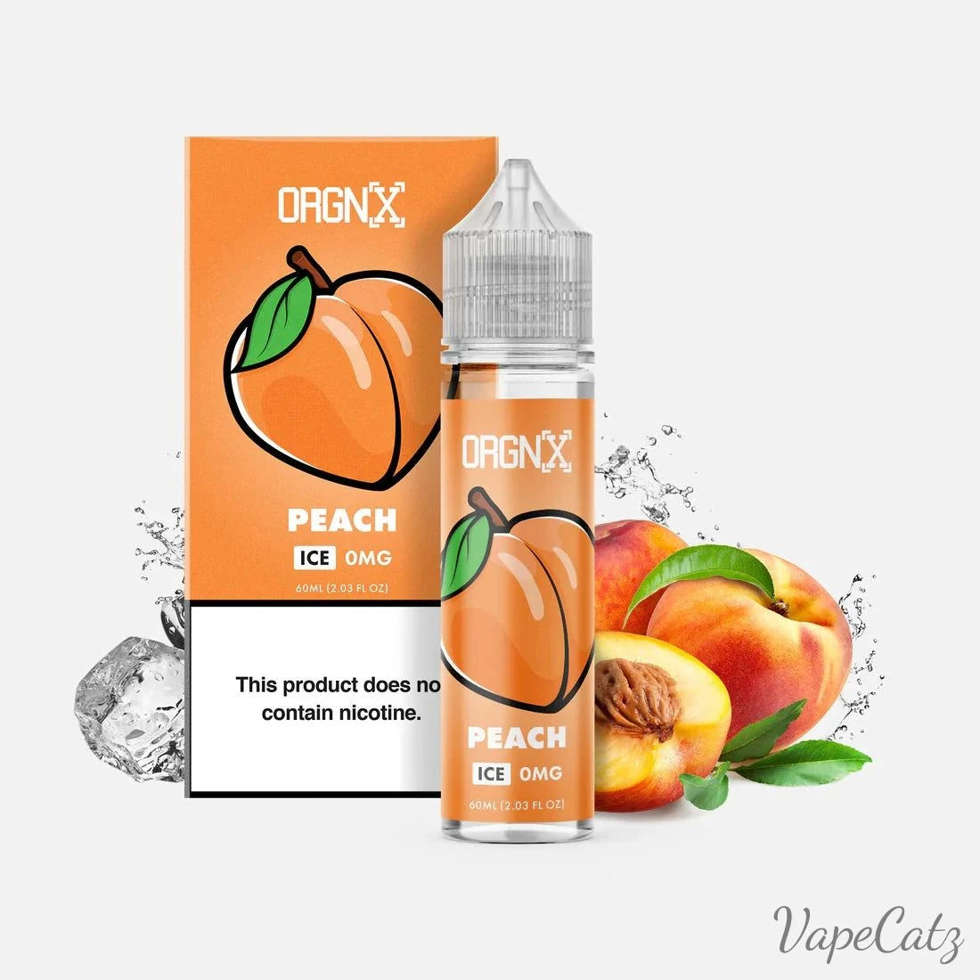 Peach Ice E-Liquid 60mL E-liquid ORGNX