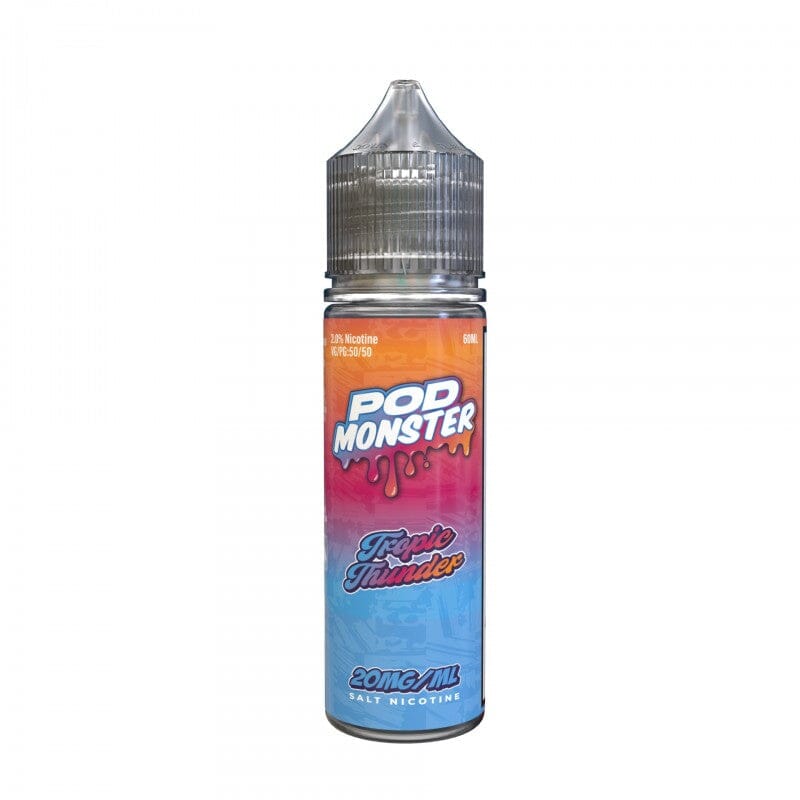 Pod Monster Salts 60ml High Content Salt E-Liquid High Content Salt E-Liquid 20mg Tropic Thunder