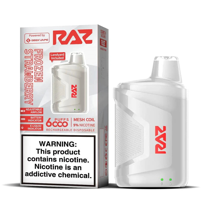 Raz 6000 Disposable Wicked & Vivi's House Frozen Strawberry