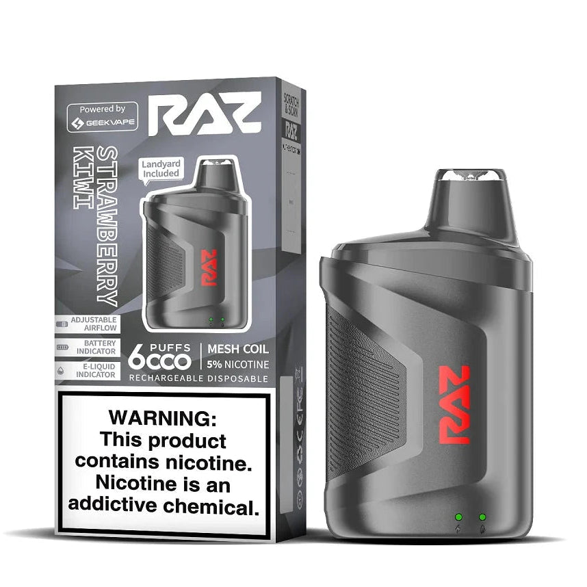 Raz 6000 Disposable Wicked & Vivi's House Strawberry Kiwi