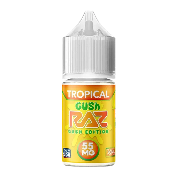 Raz Gush Edition High Content Salt E-Liquid Wicked & Vivi's House Tropical Gush