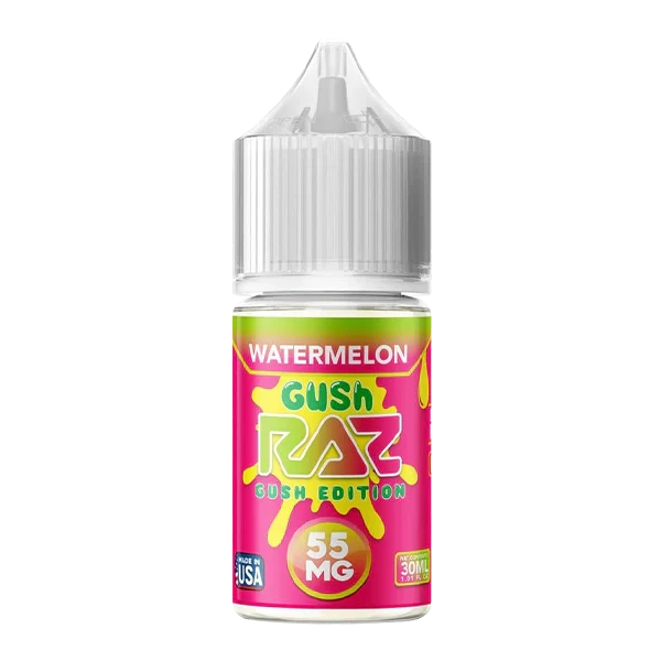 Raz Gush Edition High Content Salt E-Liquid Wicked & Vivi's House Watermelon Gush