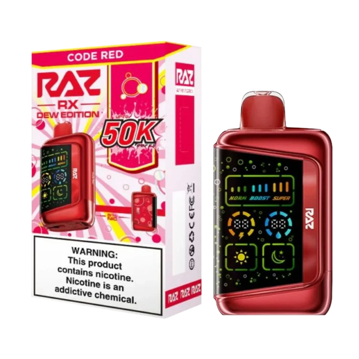 Raz RX Dew Edition Disposable Wicked & Vivi's House Code Red