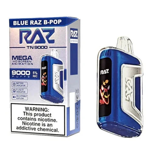 RAZ TN9000 Disposable Wicked & Vivi's House Blue Raz B-Pop