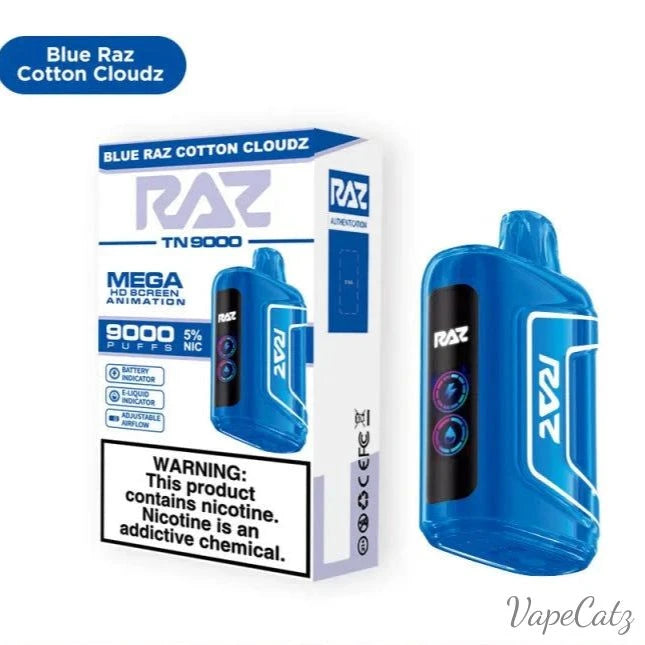 RAZ TN9000 Disposable Wicked & Vivi's House Blue Raz Clouds