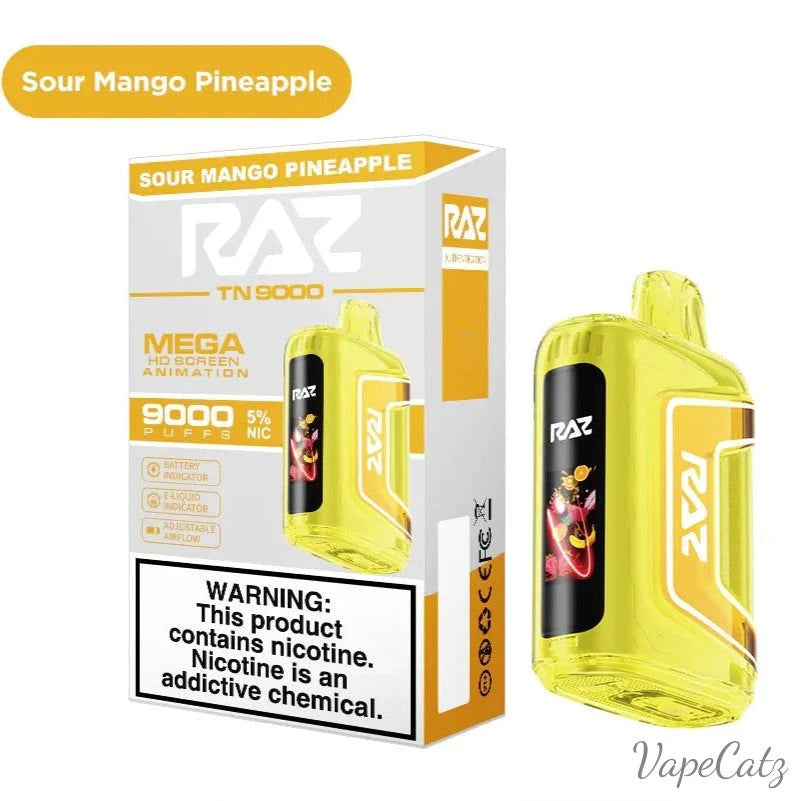 RAZ TN9000 Disposable Wicked & Vivi's House Sour Mango Pineapple