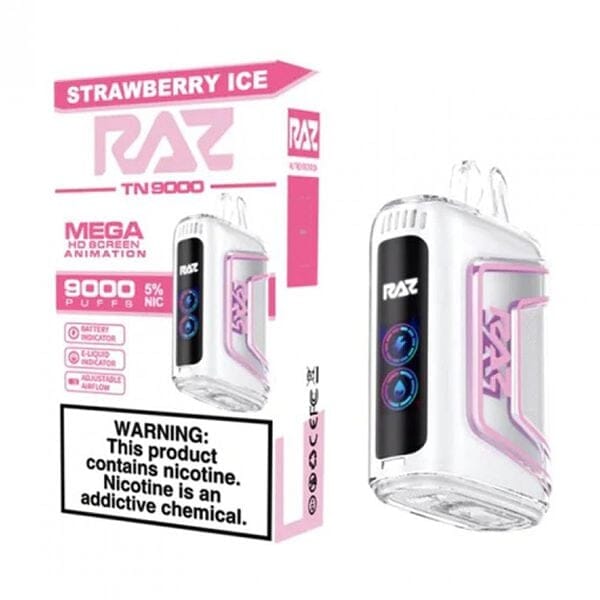 RAZ TN9000 Disposable Wicked & Vivi's House Strawberry Ice